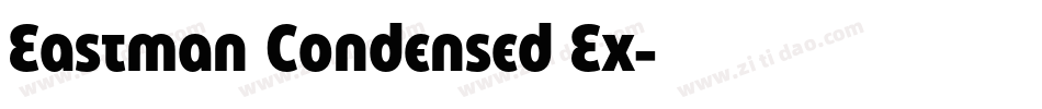 Eastman Condensed Ex字体转换
